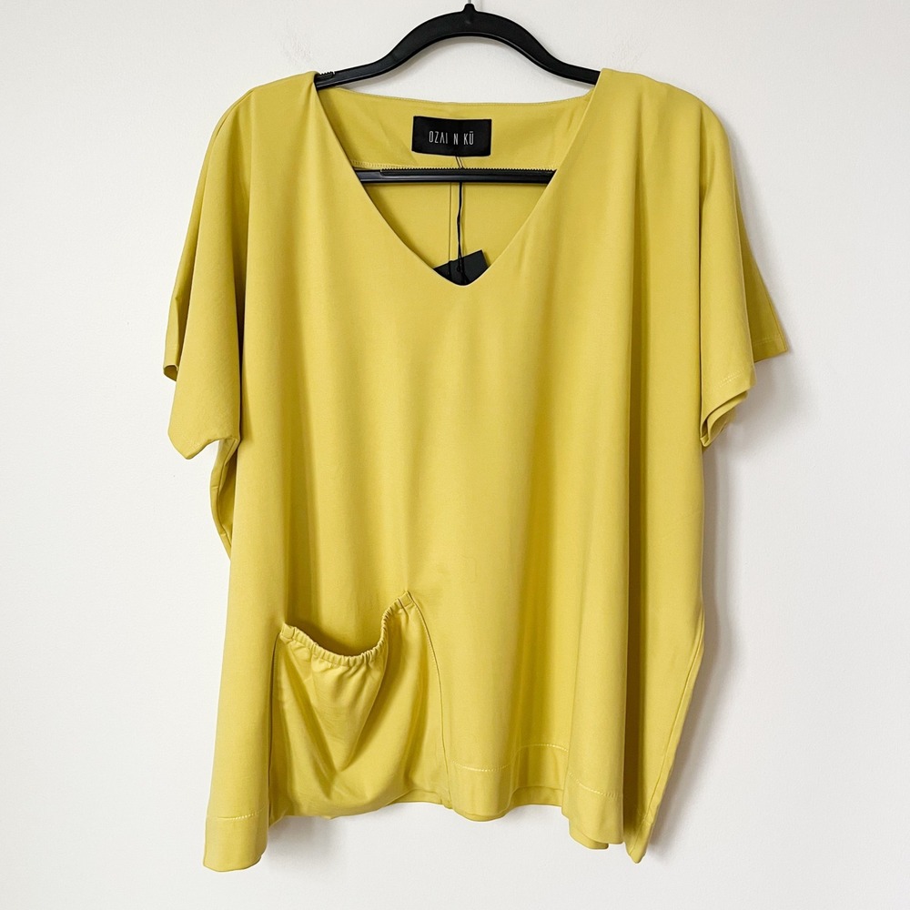NEW‎ Alembika Ozai N Ku Bahama Tee Yellow XL